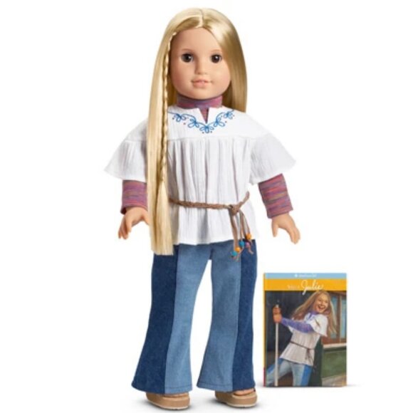 American Girl Doll Julie's 1970's Retired Classic Outfit with Accessories - Picture 10 of 10